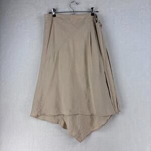 Patagonia Wrap Skirt Tan Medium Midi